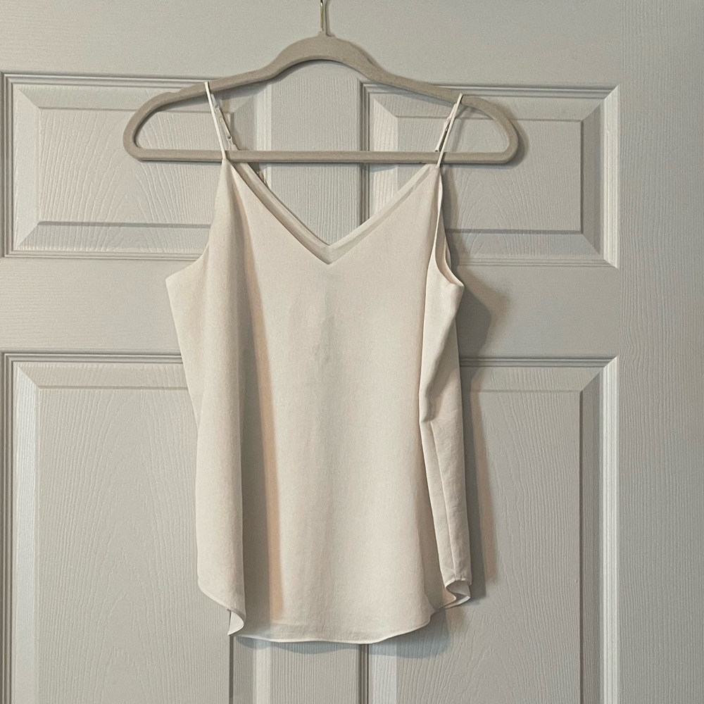 Express • Cream V-neck Camisole. Size Small